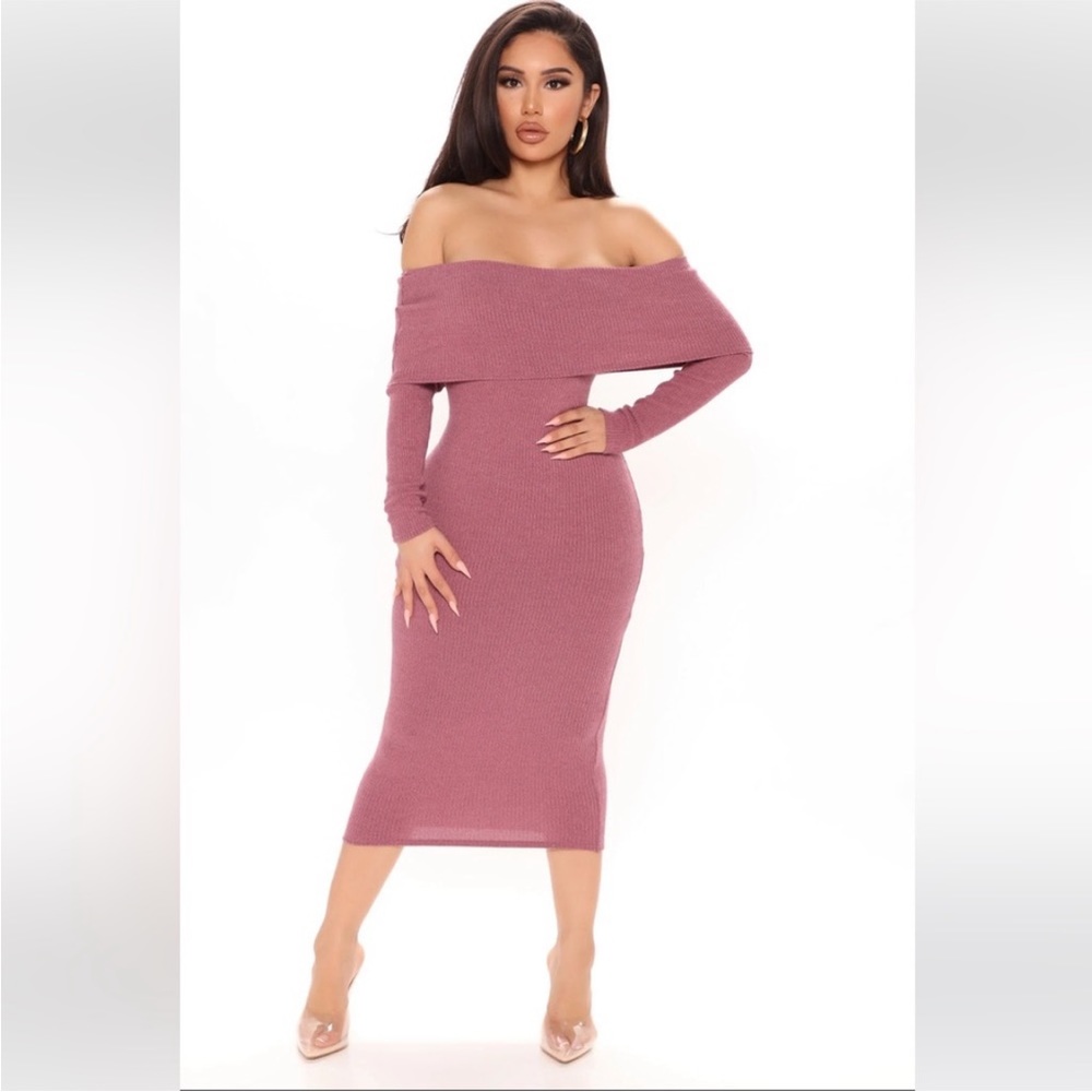 Fashionnova Sweater Midi Dress
